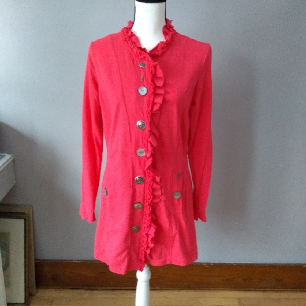 Neon Buddha peach m car tunic  jacket